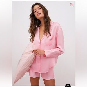 🌹 For Love and Lemons Everyday PJ Set in Light Pink 🌹